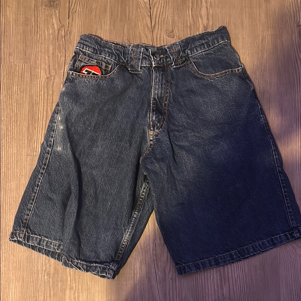 Seven7 Blue Jean Shorts Relaxed Fit